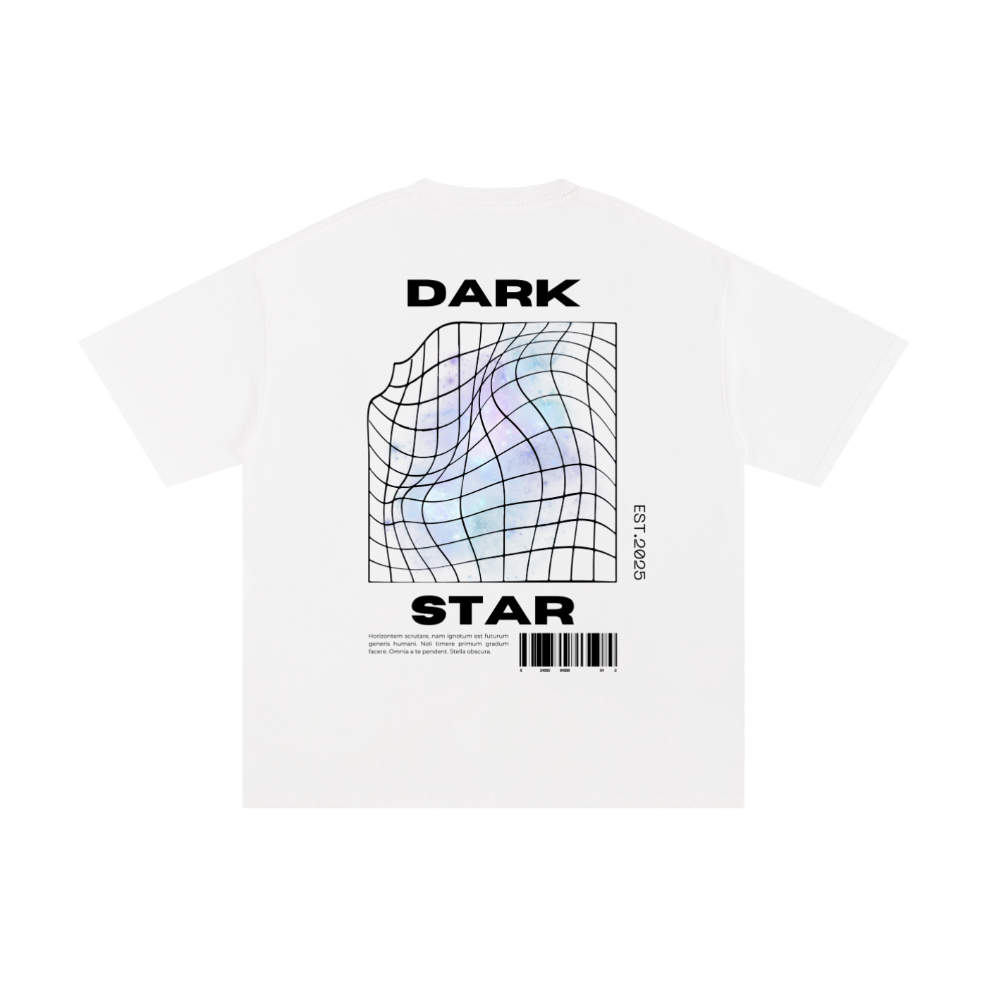 Space Grid Tee White