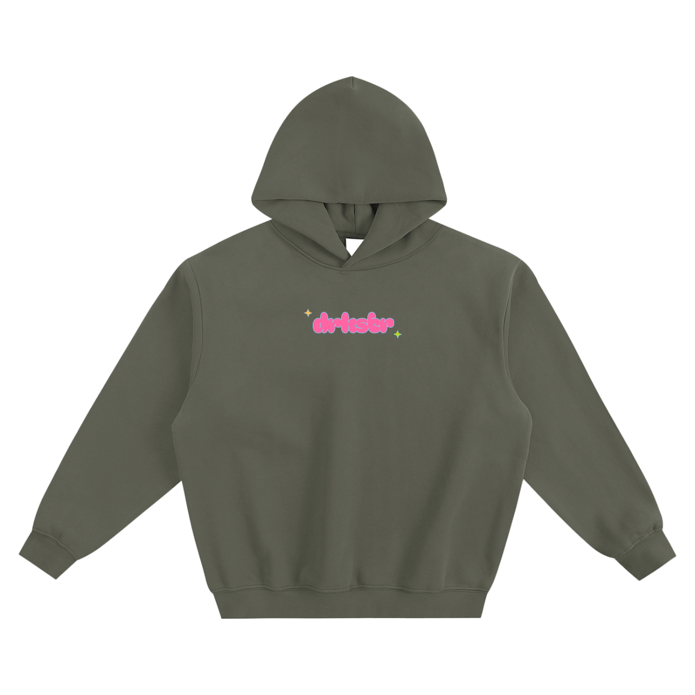 Bubble Fleeced Boxy Hoodie