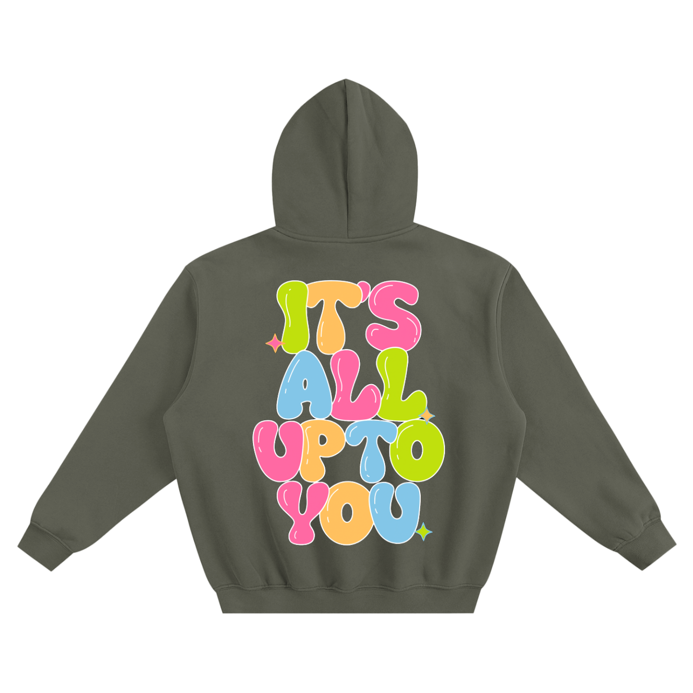 Bubble Fleeced Boxy Hoodie