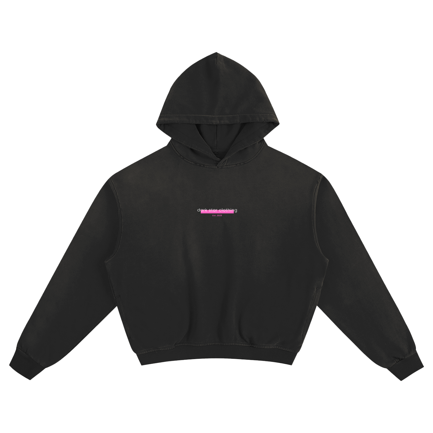 Pink Star Boxy Hoodie