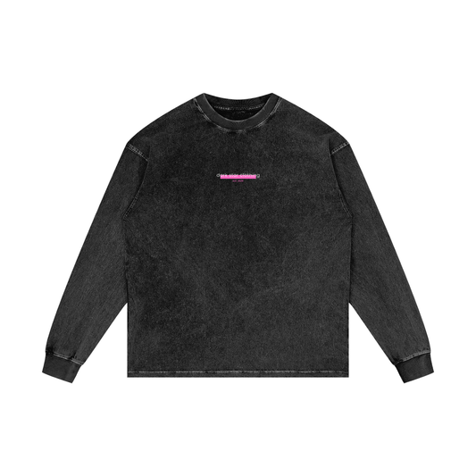 Pink Star Oversize Long Sleeve