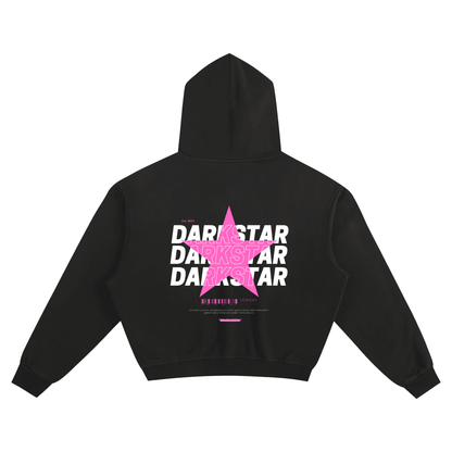 Pink Star Boxy Hoodie