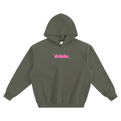 Bubble Fleeced Boxy Hoodie