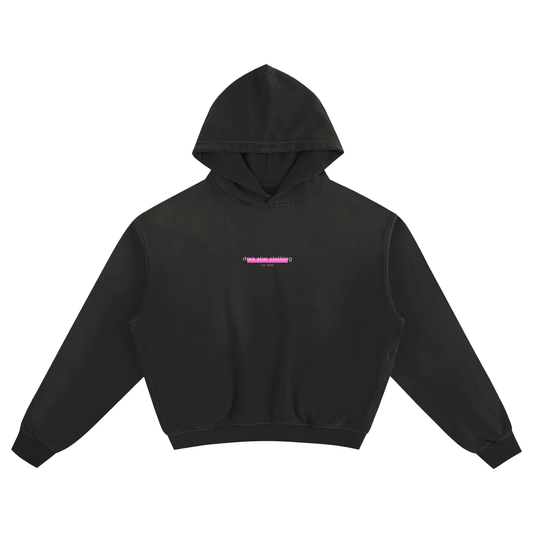 Pink Star Boxy Hoodie